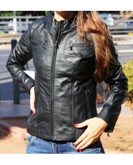 Nina - Jacket cuir femme