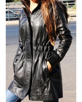 Nina - Leather  genuine women  Jacket