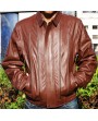 - Leather  genuine men  Jacket