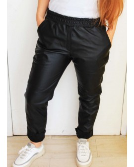 Mia - Leather genuine pant