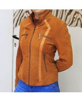 ELIA - Jacket en cuir véritable
