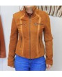 Elia - jacket en cuir véritable